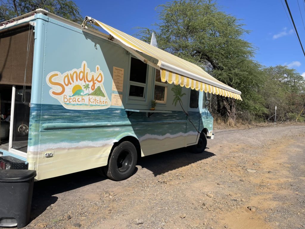 sandys beach kitchen at the beach